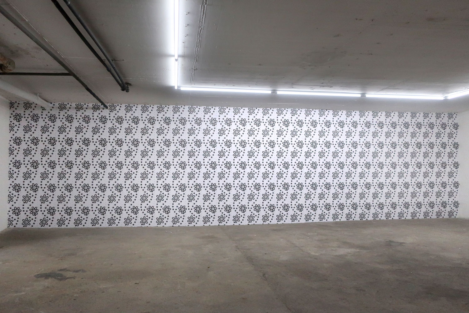 Claude Closky, ‘0 Euro,’ 2023, Bloom, Düsseldorf. Wallpaper, outdoor wall collage, giveaway prints, digital printing on A3 80g paper, variable dimensions. 